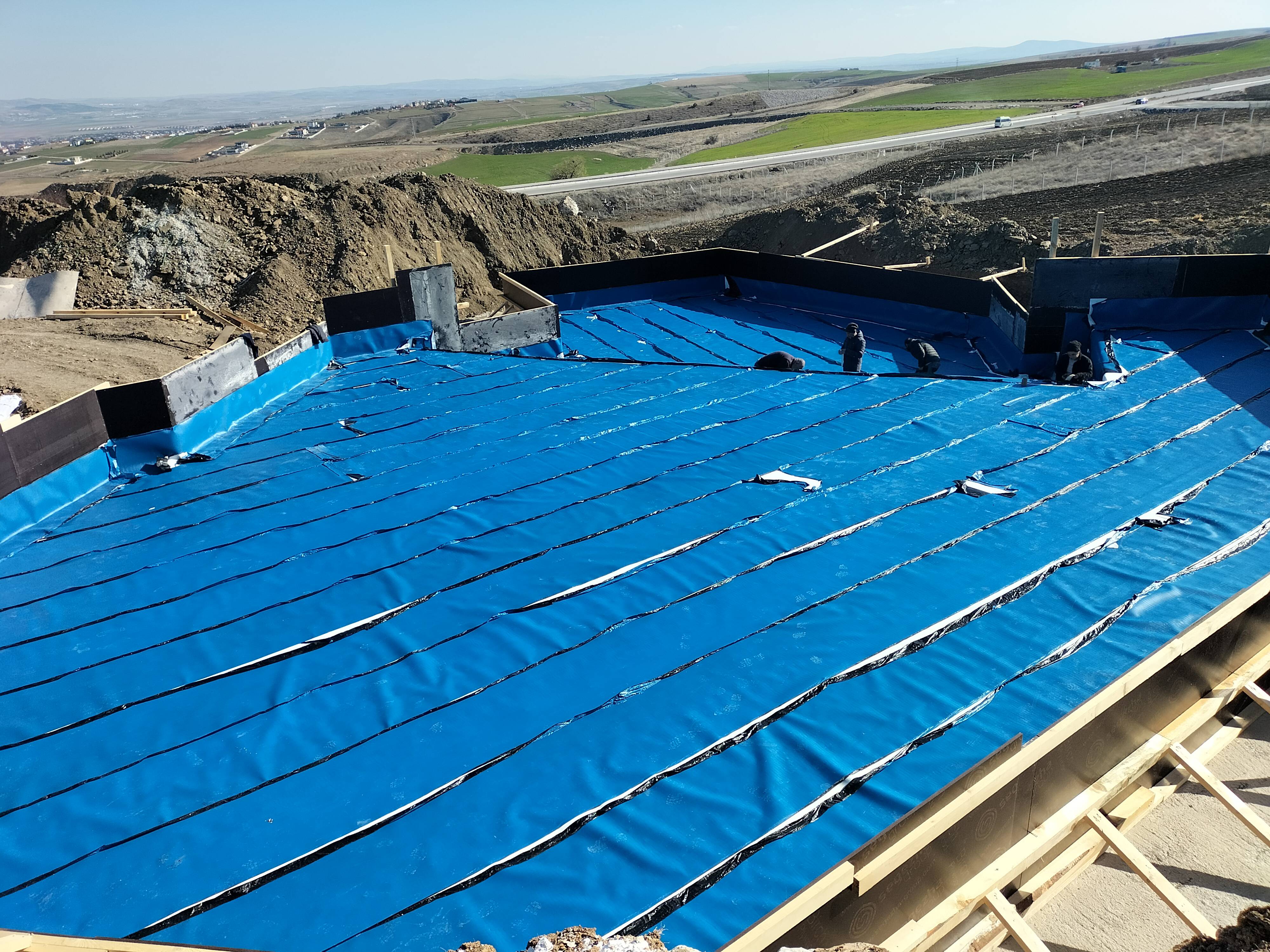 MAPEPROOF AL AP HDPE temel su yalıtımı